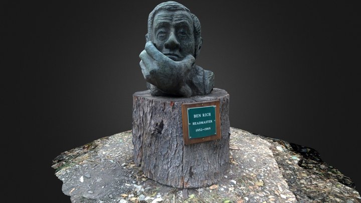 Statue of Ben Rich, Headmaster – Free 3D Model STL