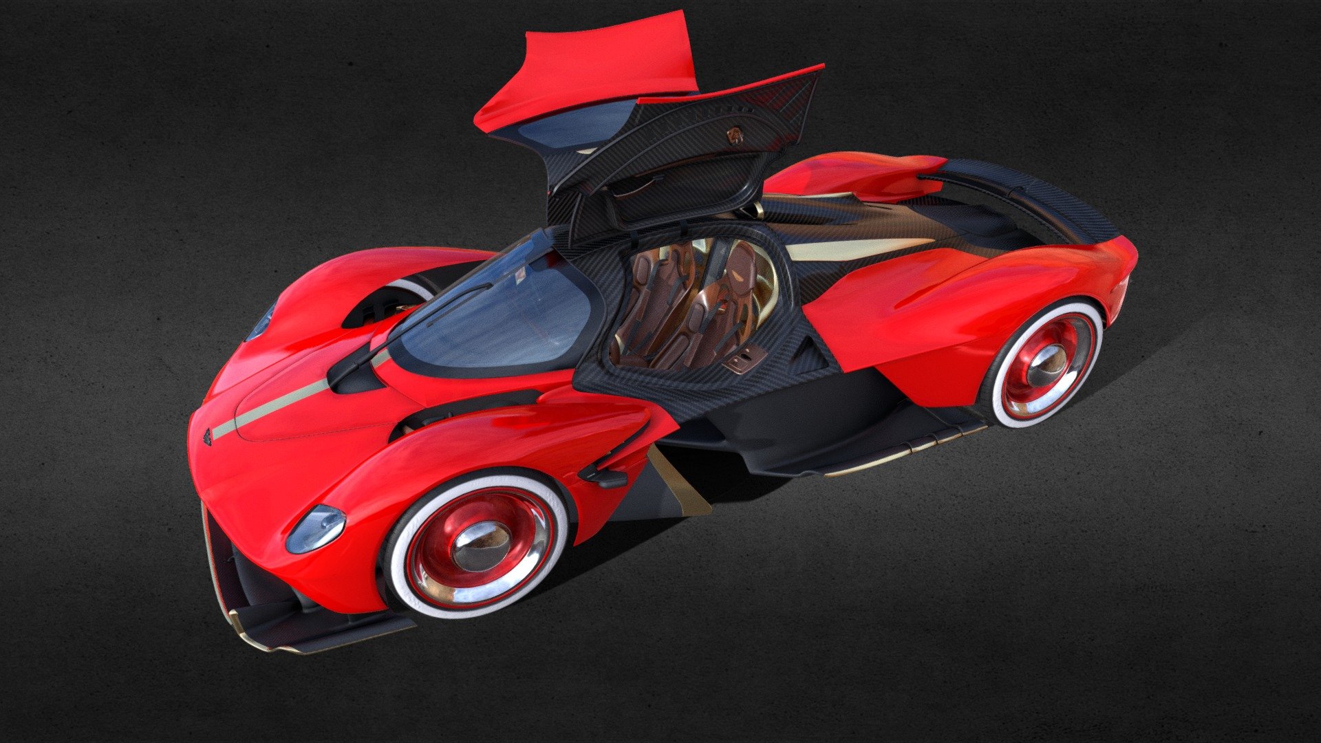Aston Martin Valkyrie-Retro — Sketchfab embed 3D viewer