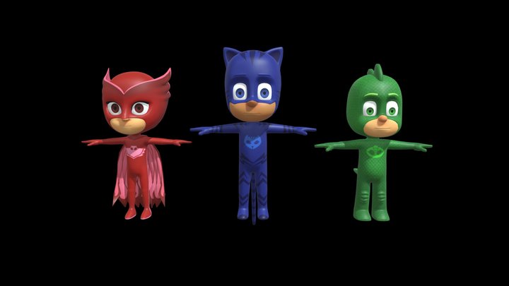 PJ Masks – Modello 3D gratuito STL