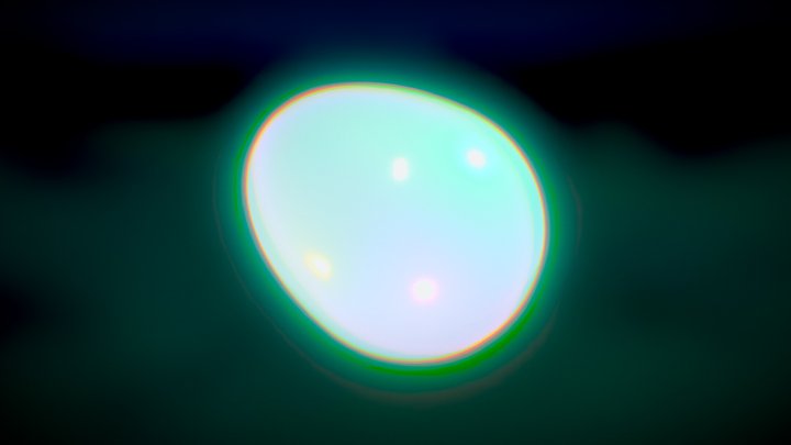 Egg UAP - 3D Recreation 3D Model