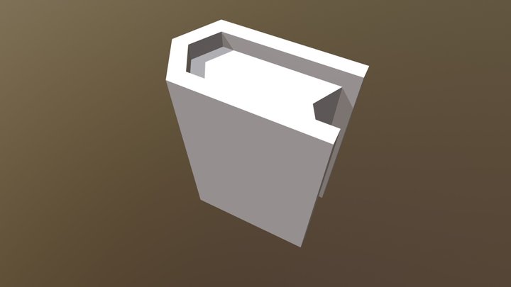 Low Poly Book 3D Model