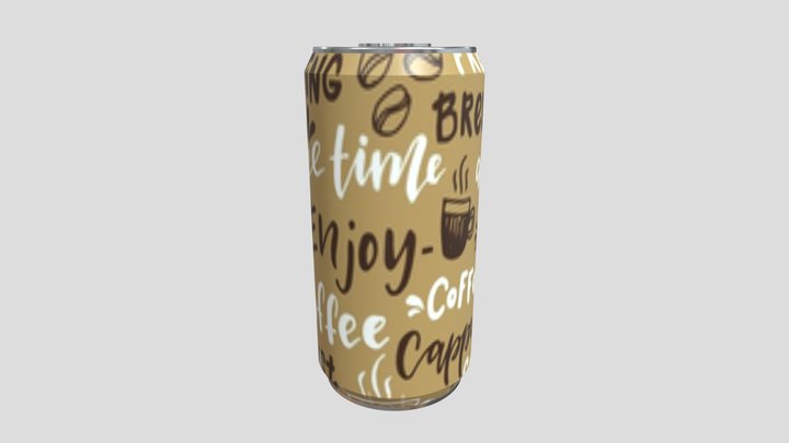 Cold Coffee Can 3D Model