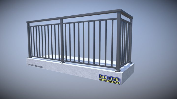 Type 1004 Balustrade 3D Model