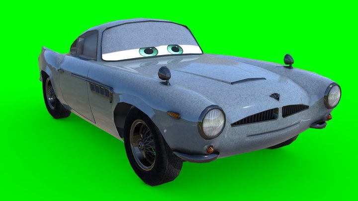 Better Cars 2 game Finn McMissile model 3D Model