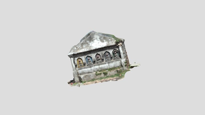 Lakha Tirtha Pancha Buddha 3D Model