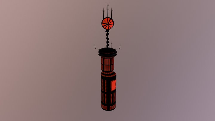 City of Aku - Building 3 3D Model