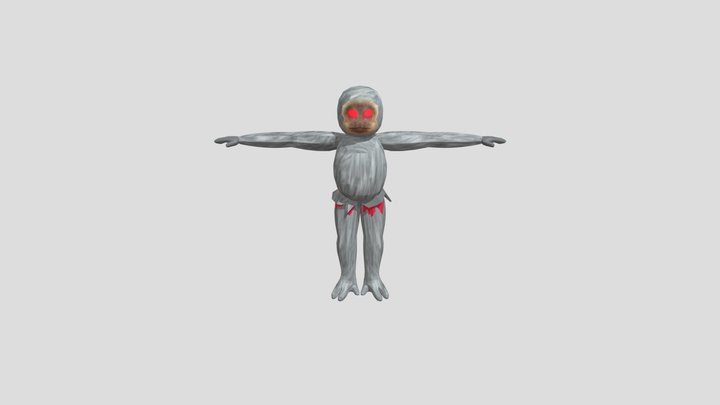Capuchin Remake Dave 3D Model