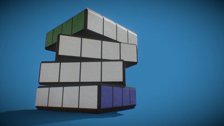 Rubik's Cube 3D Model