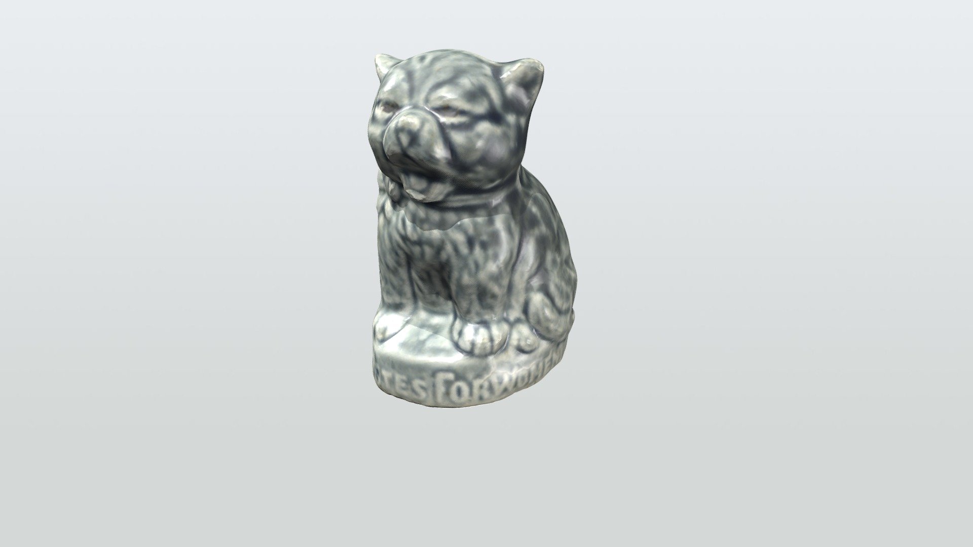Suffrage Porcelain Cat
