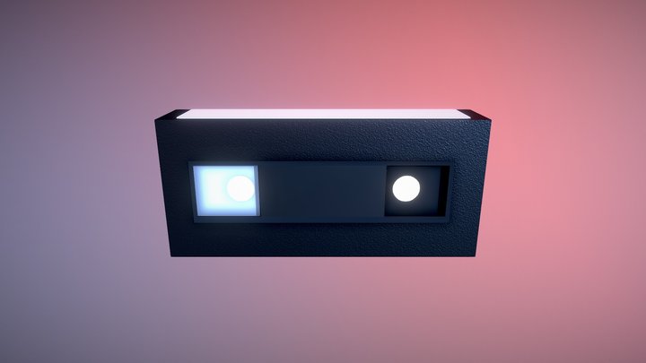 VHS Tape 3D Model