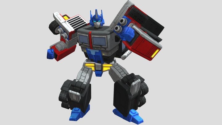 ArtStation - Transformers:prime Optimus Prime 3D model [blender TF]