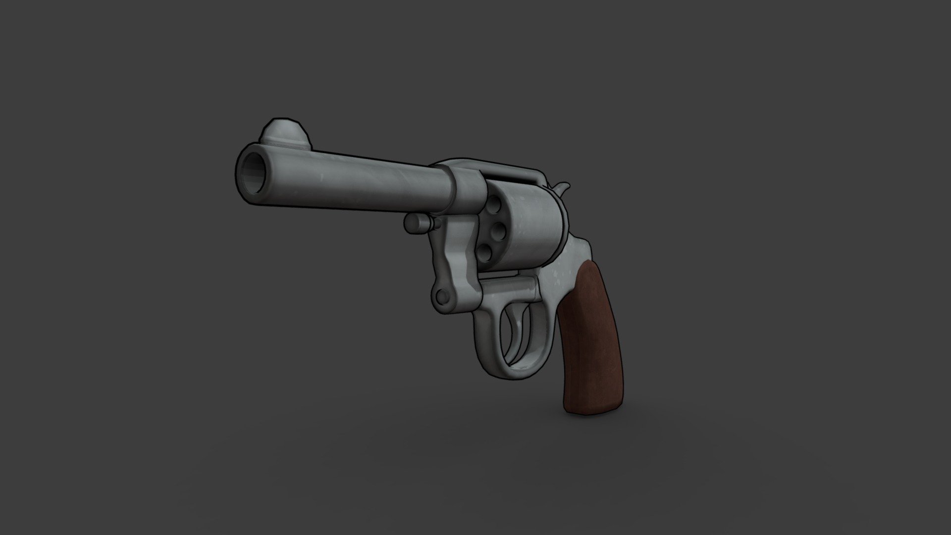 Stylized Revolver - 3D model by Roman Berezyak (@yamagsummi) [5f3f64b ...