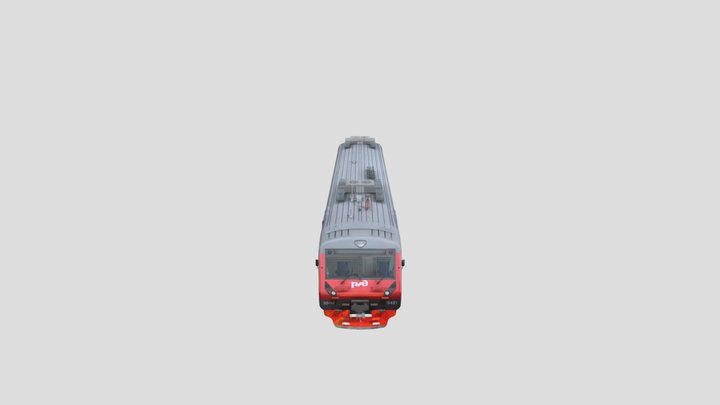 Rzd train 3D Model