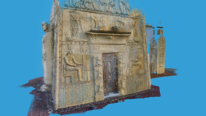 Egyptian Gates 3 3m 3D Model