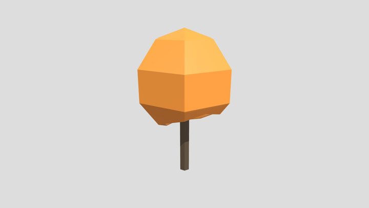 Lowpoly Tree 3D Model