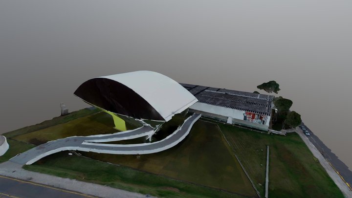 Museu Oscar Niemeyer - Curitiba PR 3D Model