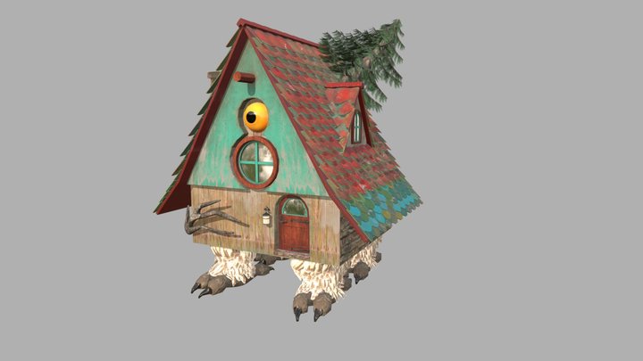 Baba Yaga Hut 3D Model