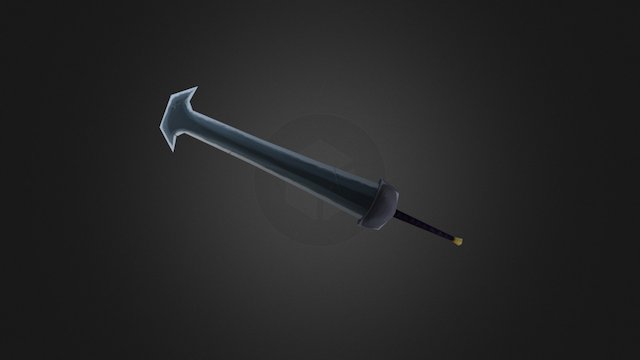 Two-handed Sword 3D Model