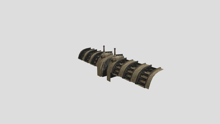 OilRigPoseidonRoof 3D Model