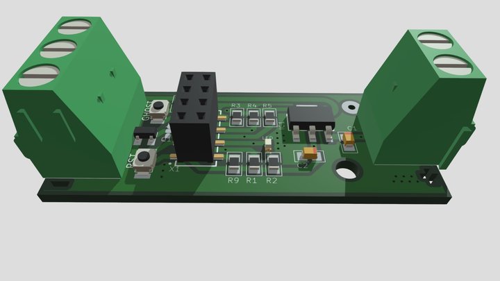 Control led RGB 3D Model