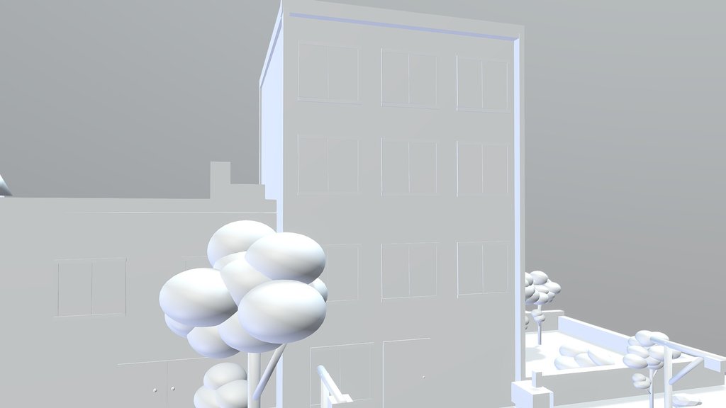 Stylized Mini City - Low Poly Block