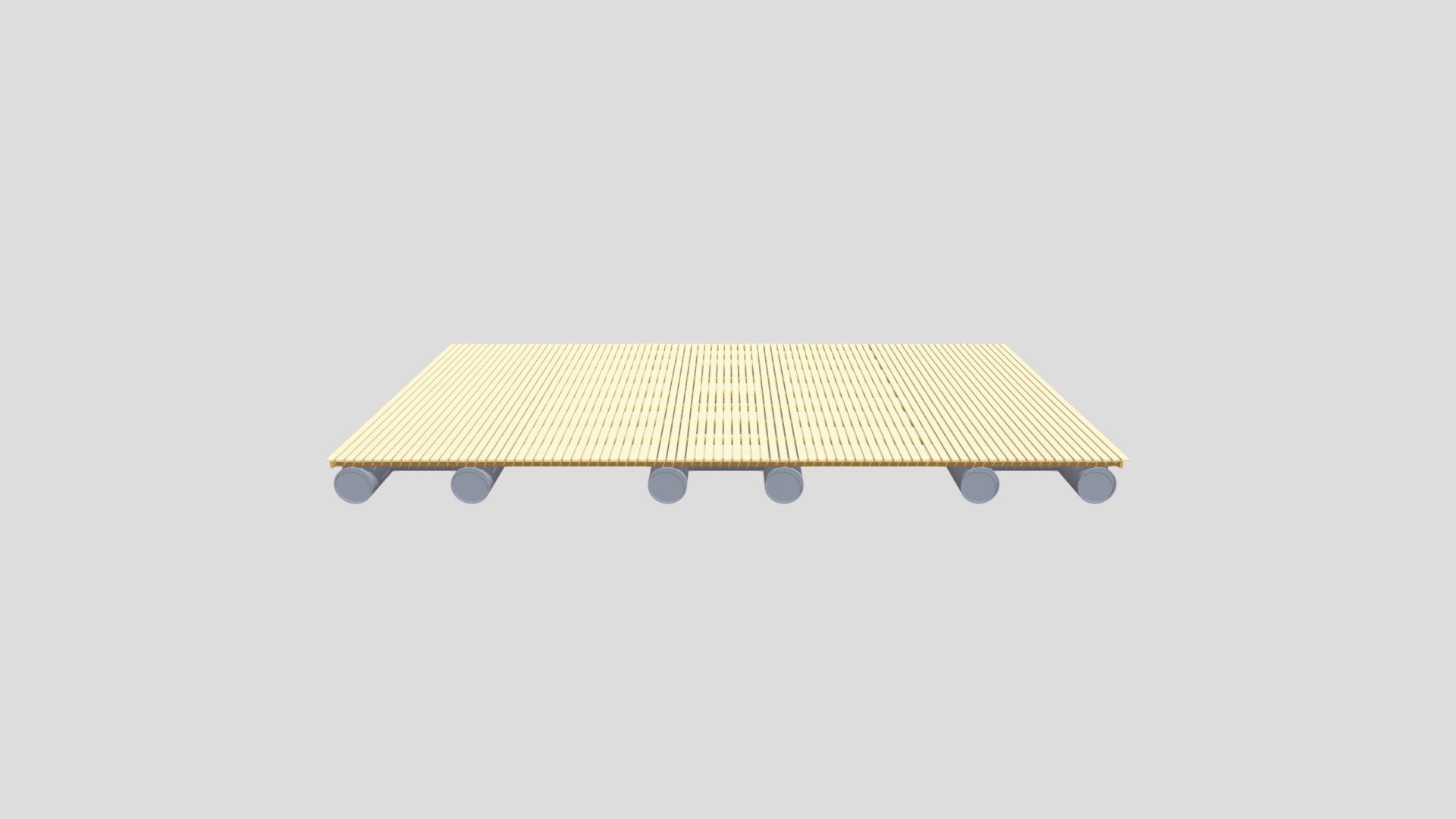 Основание, каркас и настил, 3 по 6 метров - 3D model by koclow777 ...