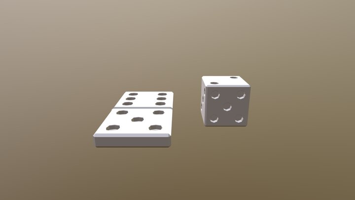 Domino Die 3D Model