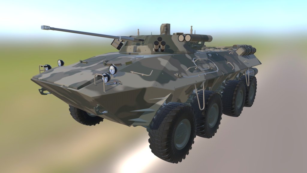 BTR 90 3d Model