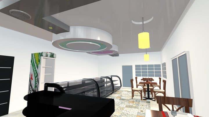 Pastelería. 3D Model