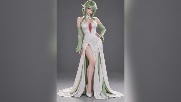 Gardevoir (Pokemon) Realistic 3D Model