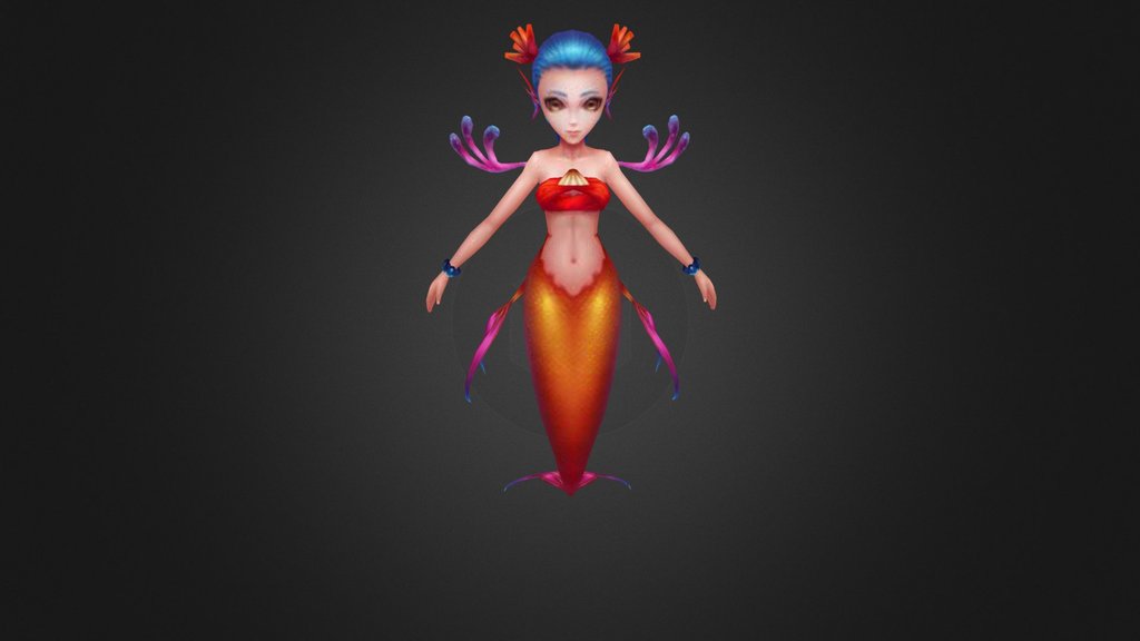 Mermaid - A 3D model collection by Aoi_Tori (@barbado22) - Sketchfab