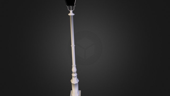 Street light london.obj 3D Model