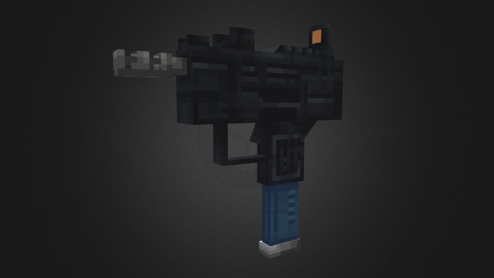 Machine Pistol 3D Model