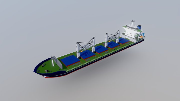 Cargo Ships III 3D Model