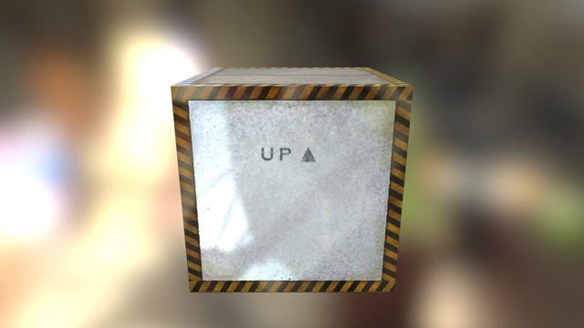 Crate 3D Model
