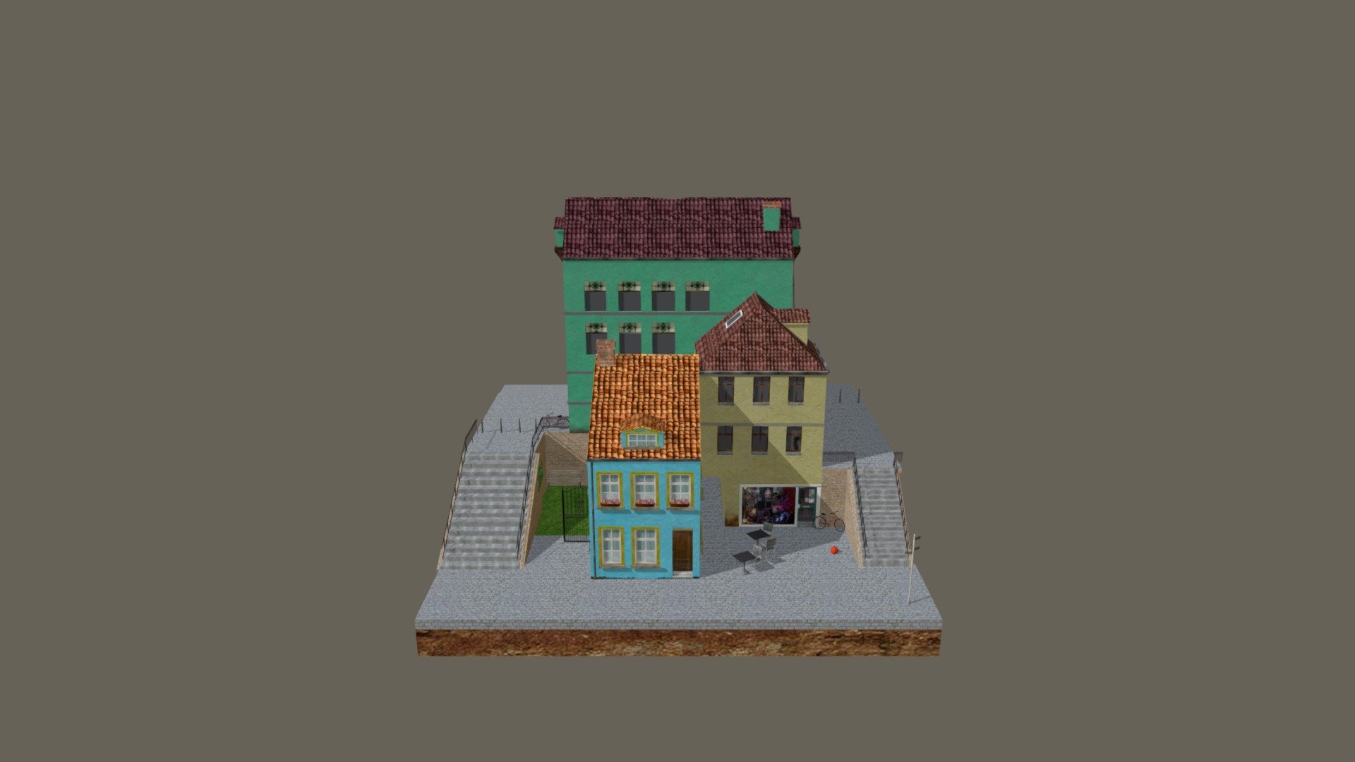 Cityscene Riga - 3D model by NelleIsHere (@Ellen-Wauters) [5f4a309 ...