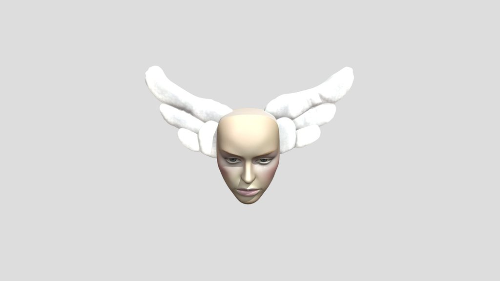 White Fur Unicorn Headpiece