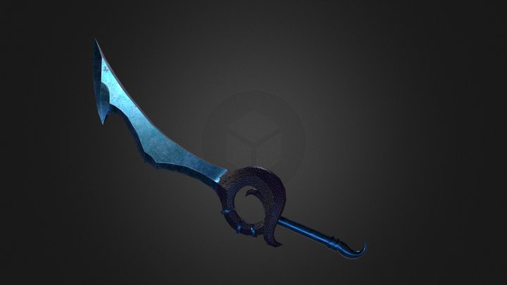 Obsidian Blade 3D Model
