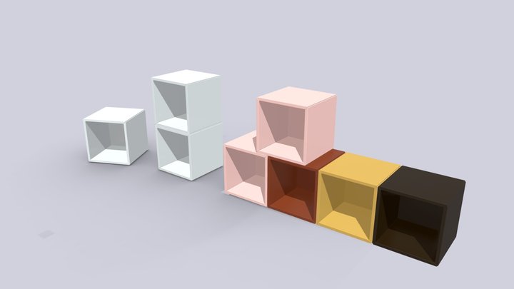IKEA EKET Cube 3D Model
