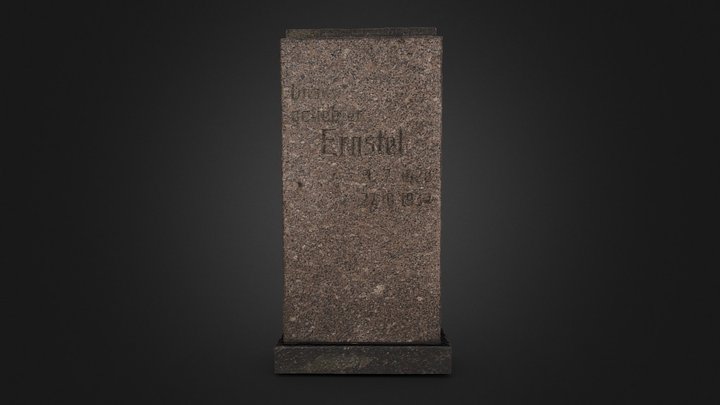 Ernst Peritz – matzevah 3D Model