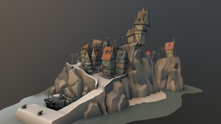 In The North Sea 3D Model