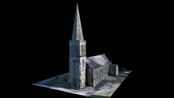 Christ Church, Carrowdore (P) 3D Model