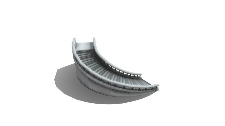 Circular Stairs 3D Model