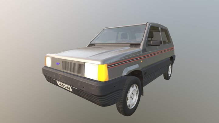 FIAT Panda 4x4 3D Model