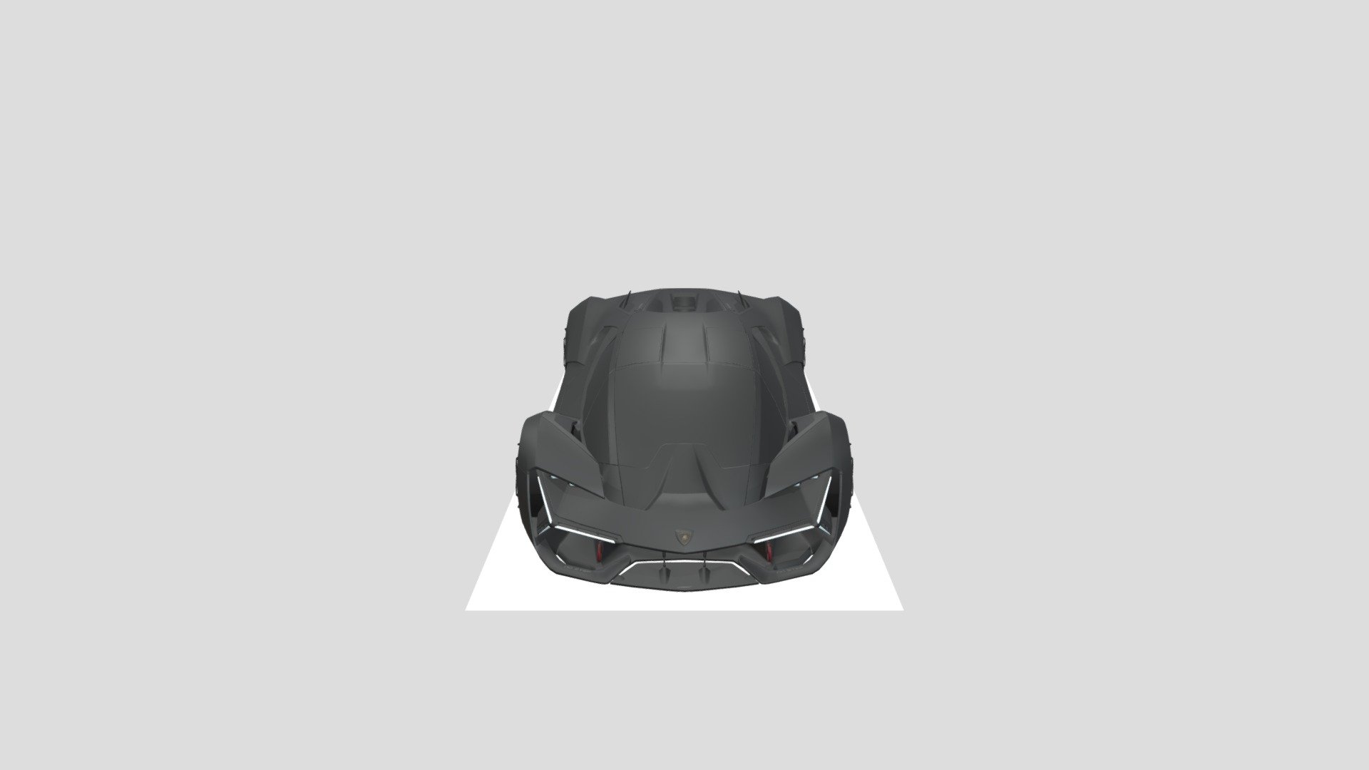 2017 Lamborghini Terzo Millennio Concept Black