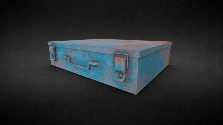 Steel Box 3D Model