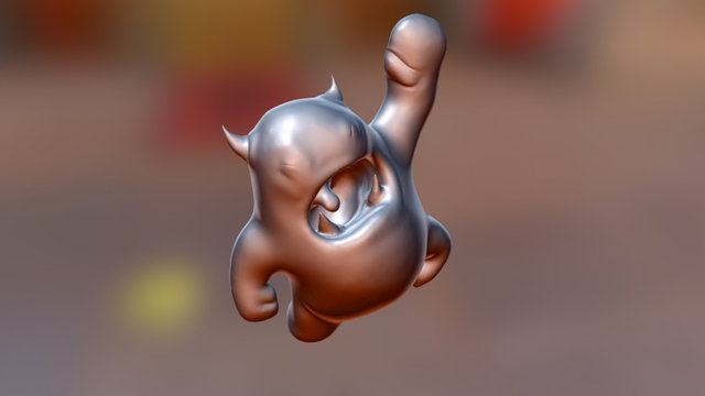 Melvin Sculpture 3D Model