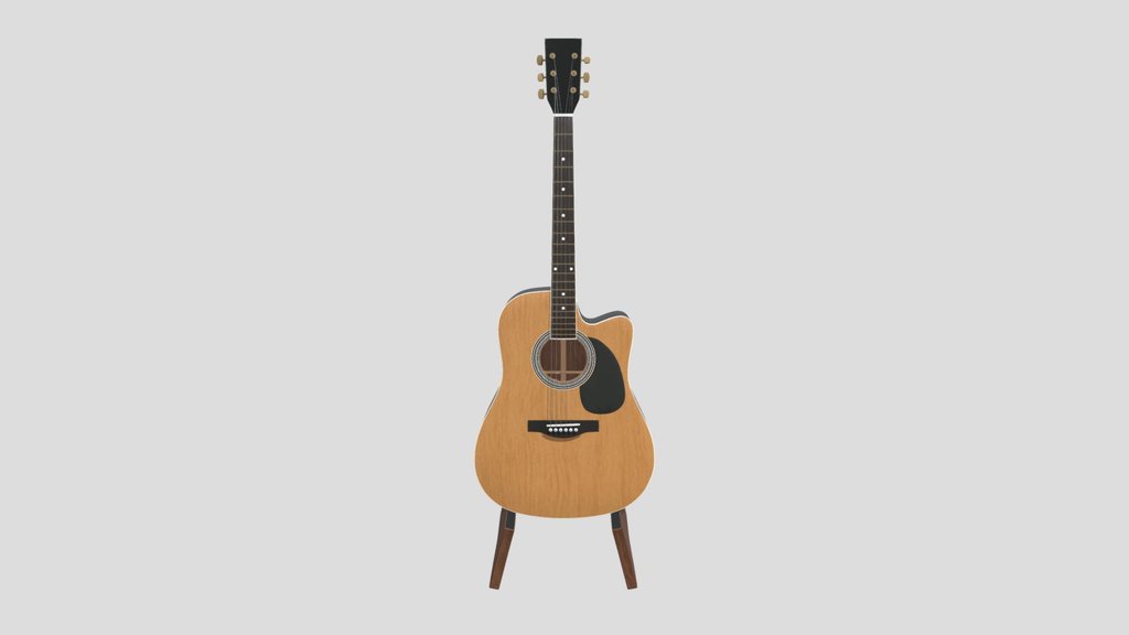 Acoustic Guitar Cutaway