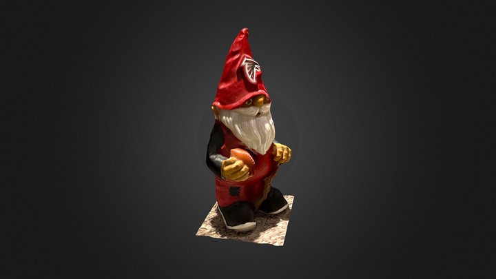 Atlanta Falcons Gnome 3D Model