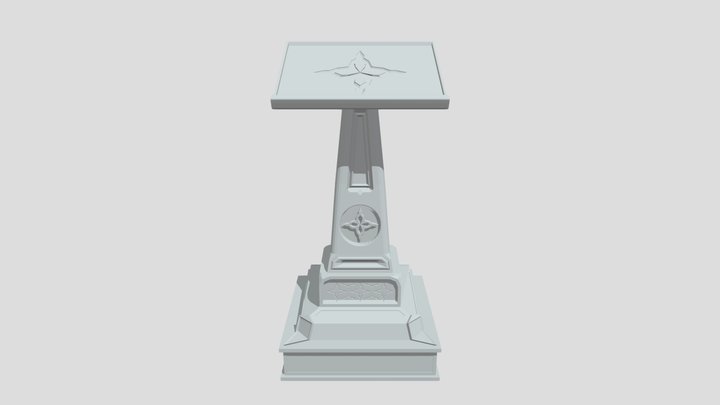 Pedestal | FBX | 3D Model